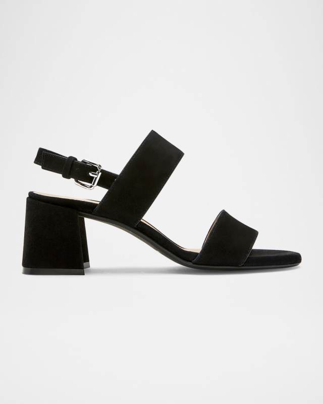 Flemming Suede Dual-Strap Slingback Sandals